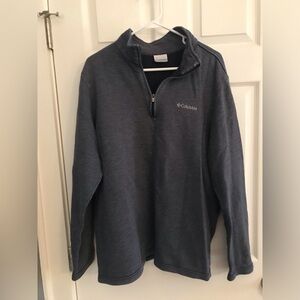Men’s Columbia Sweater Knit Half Zip Pullover, Size Large